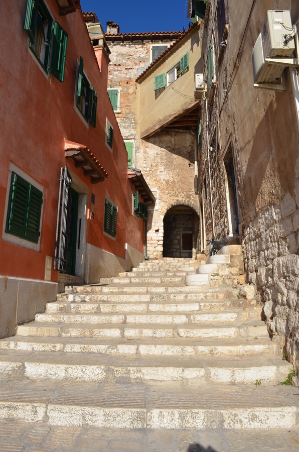 Rovinj Old Town Stairs